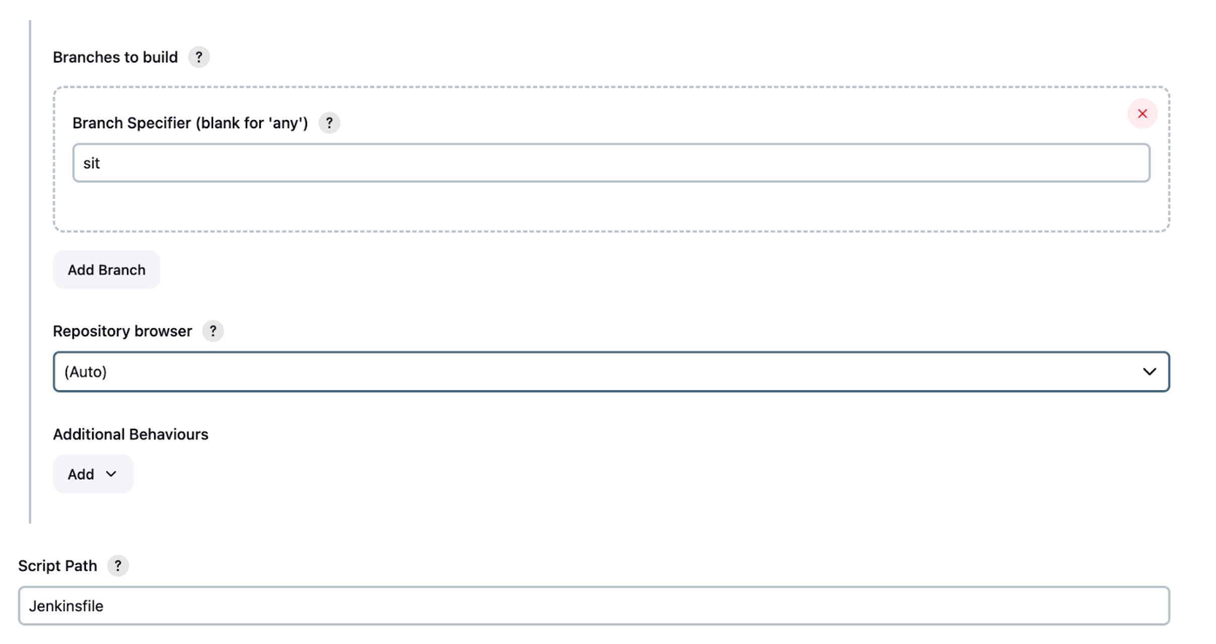 Select branch